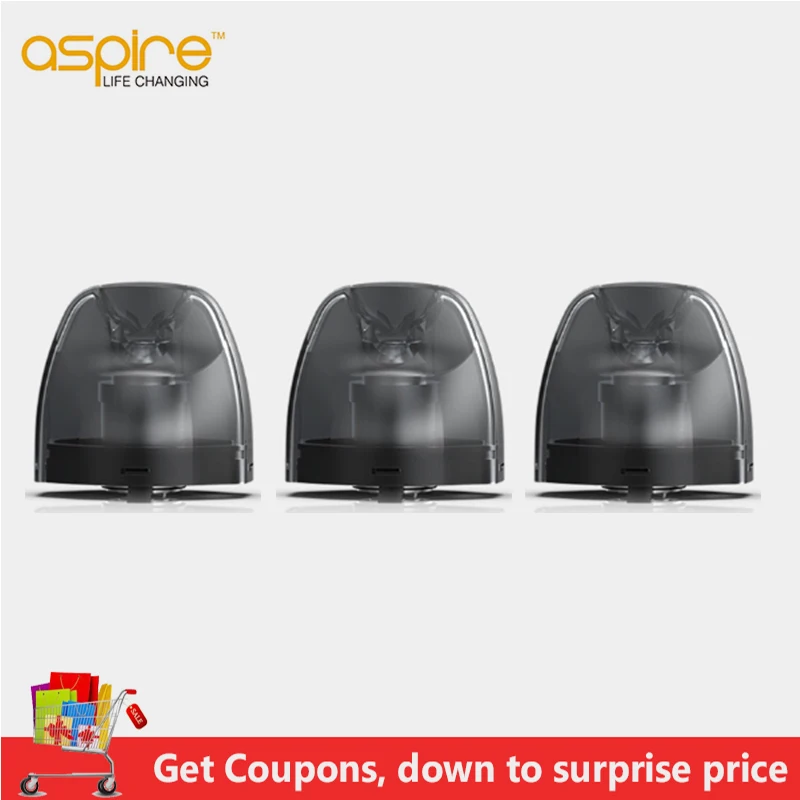 

In stock! Aspire Tigon AIO Pod 4.6ml Vape Pod Cartridge Fits Tigon Coils for Electronic Cigarette Tigon AIO Kit vs Aspire AVP