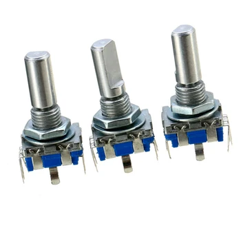 

3pcs 20 Position 360 Degree Rotary Encoder With Push Button Switch Parts Set Kit