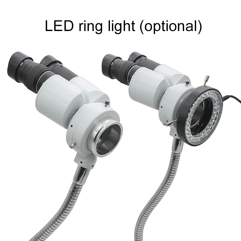 US $119.00 8X Stereo Microscope Binocular Microscope with LED Ring Light Adjustable Hose for Dentist Oral Phone PCB Soldering Repair Tool