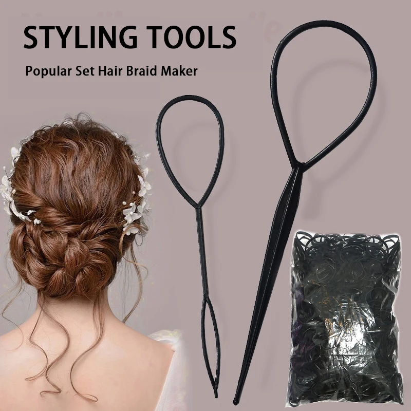 Magic Hair Styling Accessories Hairpin Diy Hair Braiding Braider Tool Twist Bun Barrette Elastic Hair For Women Headba - Hair Accessories Set - AliExpress