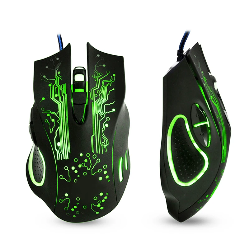 Gaming Mouse Computer Mouse Gamer 5000DPi Optical USB Ergonomic Mouse Silent Wired With Backlight Mause Game Mice For PC Laptop|mouse skype|mouse presentermouse genius - AliExpress
