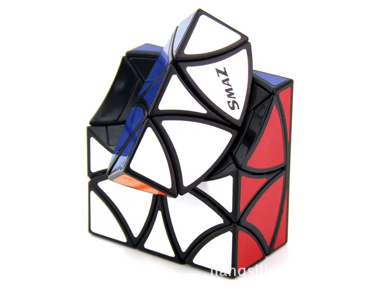 [Smaz Cut Semi-Magic Butterfly Rubik's Cube черно-белый с рисунком] Curvy Chop Cube второй слой Magic Butterfly Rubik's C