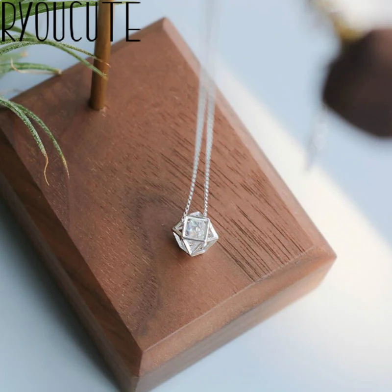 Новые богемные 925 пробы серебряные геометрические ожерелья для женщин винтажные цепочки рождественские подарки ожерелье аксессуары