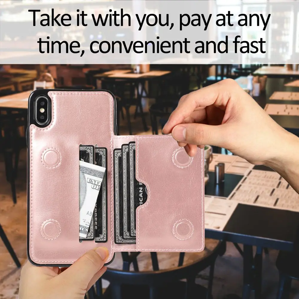 

FLOVEME Leather Phone Case For iPhone 11 Cover 6S 7 X XS XR 7Plus 8 Coque For iPhone 8 Orginal Case чехол для айфон 8 с картами