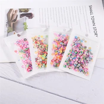 

10g Soft Slime Slice Filling Soft Ceramic Fruit Animal Flowers Letters Piece Mixed for Slime Nail Beauty DIY Decoration