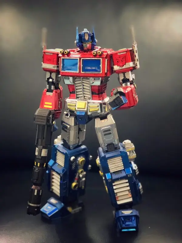 MU 3D металлическая головоломка TF OP G1 модель комплект YM-L035G-C DIY 3D лазерная резка собрать головоломки игрушки для проверки