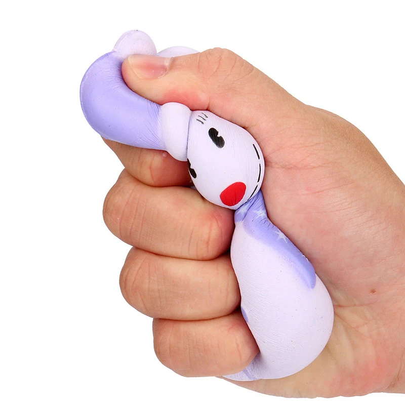 Мягкие игрушки ручной работы Squish сжать Давление рельеф мягкий силиконовый обмана игрушка с изображениями Санта-Клауса и снеговика, вечерние подарки