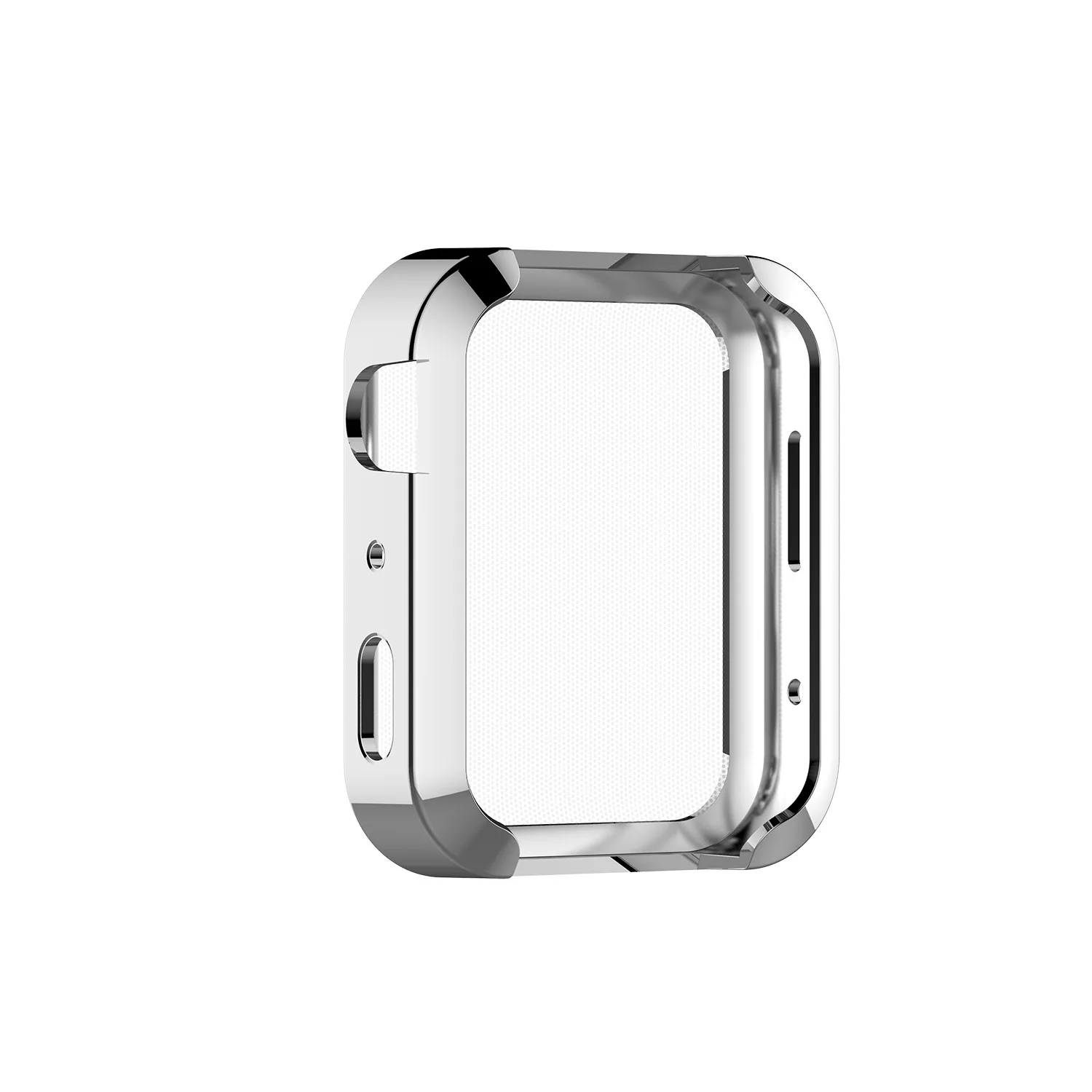 Silver Мягкий ТПУ чехол для часов для Xiaomi Mi, Смарт-часы, против царапин, бампер, защитный чехол для Xiaomi Mi, противоударный бампер, чехол - Цвет: Silver
