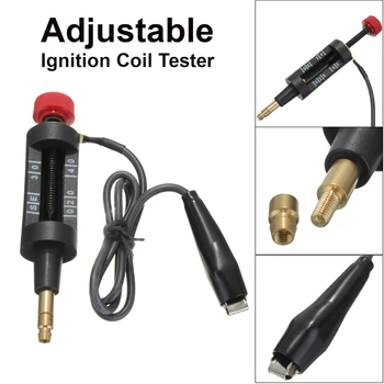 

Adjustable Car Spark Range Test Spark Plugs Tester Wires Coils Diagnostic Tool Coil Ignition System Tester Repair Tools