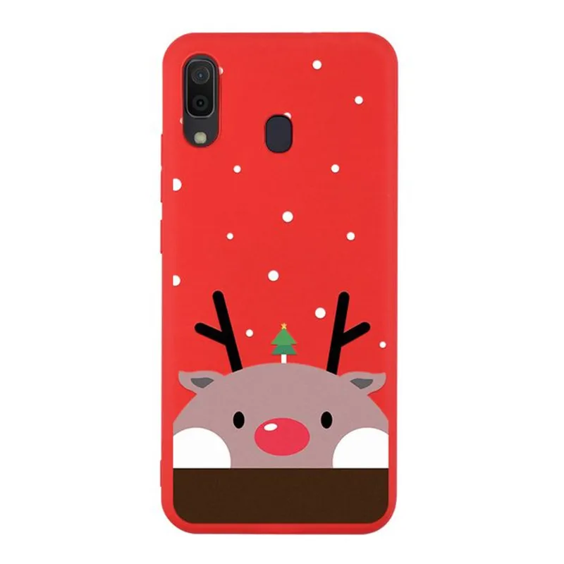Рождественский подарок, чехол для samsung A50 A70, чехол для Galaxy A30, A40, A20, A10, Мягкая силиконовая задняя крышка, ТПУ, мультяшный задний чехол s - Цвет: 2