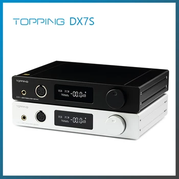 

Topping DX7S Dual ES9038Q2M 32Bit/768K DSD512 USB Full Balanced HiFi DAC Headphone AMP XMOS(XU208)+OPA1612 Headphone Ampilifer