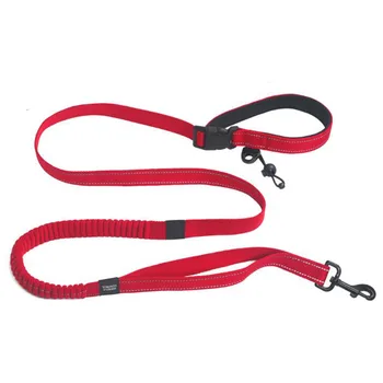 

Outdoor Running Dog Leash Hand Free Explosion-proof Elasticity Pet Nylon Harness Adjustable Dog Handle with Reflective Strips