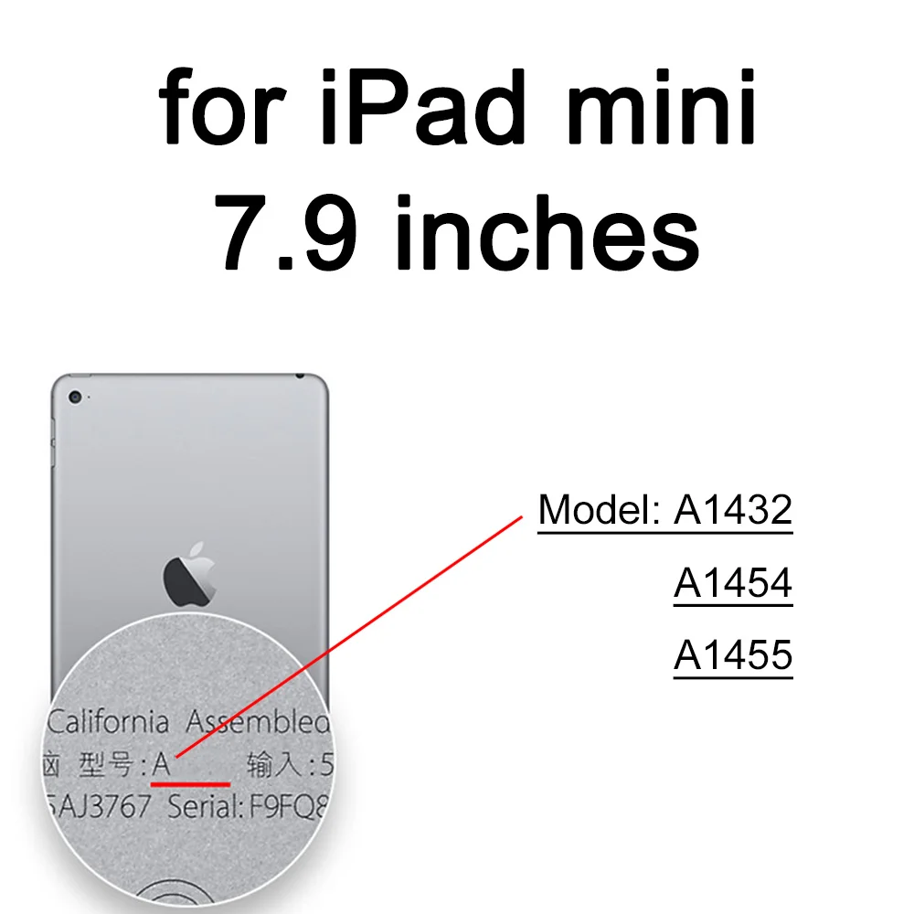 Стекло для Apple iPad Mini Series 1 2 3 4 5 поколения, закаленное стекло для защиты экрана для нового iPad Mini 7,9 дюйма, пленка HD - Цвет: for iPad mini 1