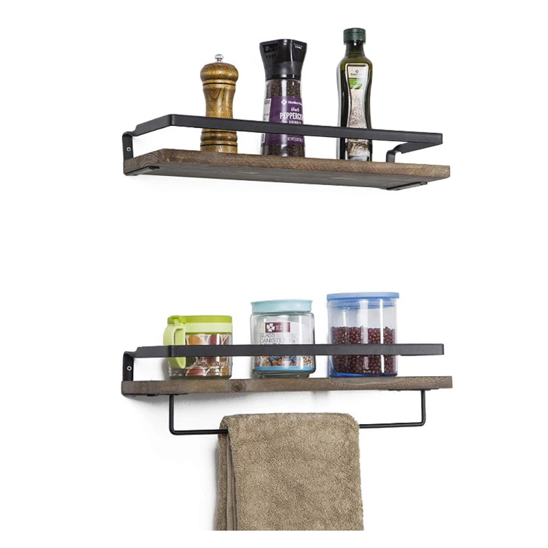 Kitchen Door Wall Mounted Storage Shelf Holder Cabinet Organizer