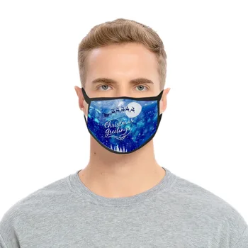 

1Pcs Adult Unisex Gradient S-mudge Printing Face Mask Dustproof Can Be Washed Resuable Protection Dustproof Face Mask mascarilla