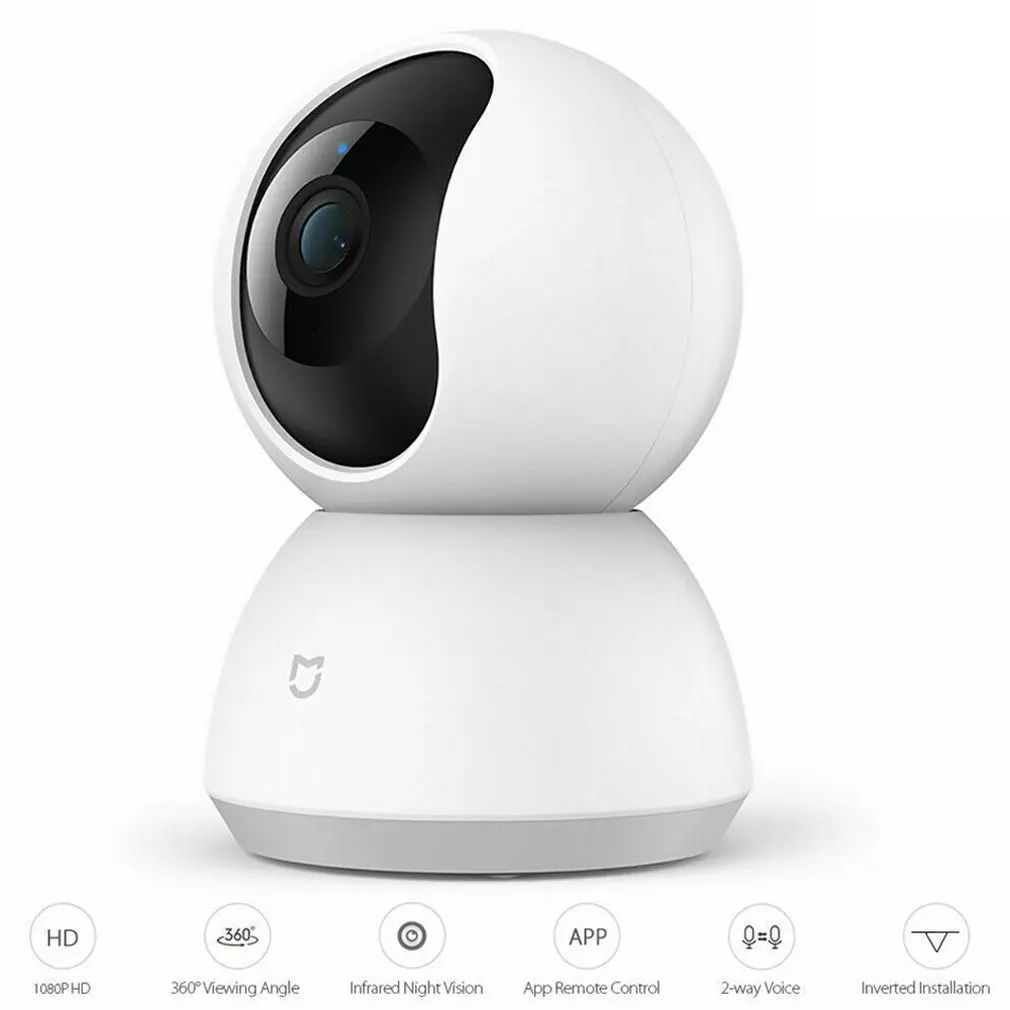 Original Xiaomi Mijia 1080P WIFI Smart Camera IP Webcam Camcorder 360 Angle Panoramic Wireless Night Vision AI Enhanced Motion