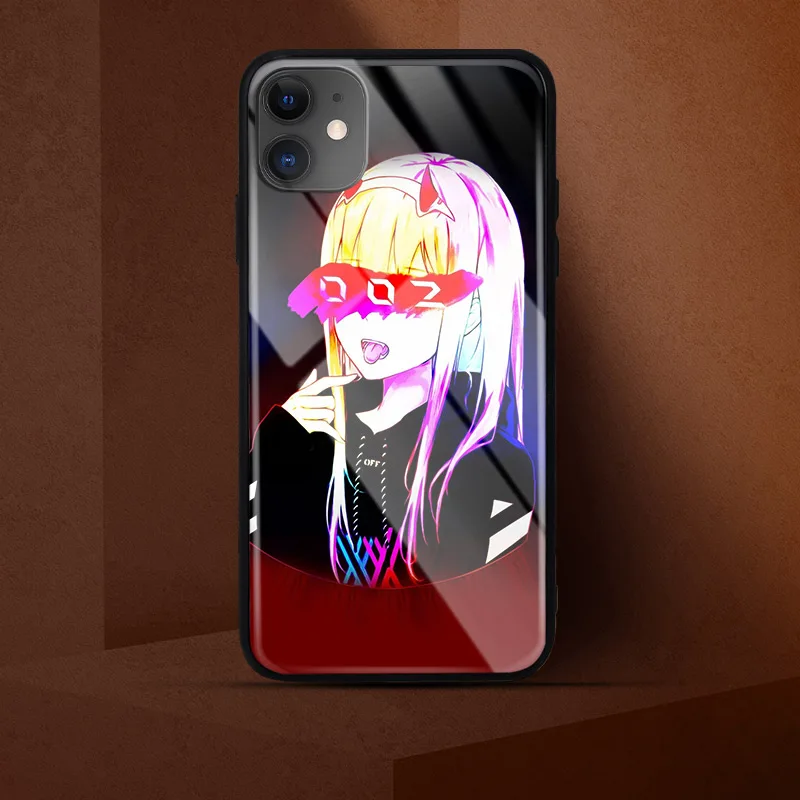 Аниме 02 для iPhone 2020 SE 6 6s 7 8 plus x xr xs 11 Pro max чехлы телефонов из закаленного стекла
