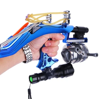

Powerful Laser Slingshot Catapult Dart Shoting Fish Night Hunting Catch Fish Infrared Launcher Aiming Catapult Tool Set