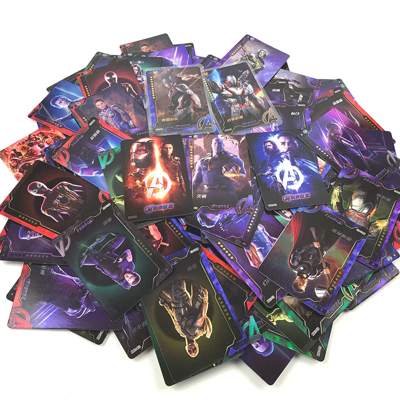 

Marvel Avengers Captain America Shield Collection Card Spider-Man Iron Man Green Giant Batman Collection Card Card