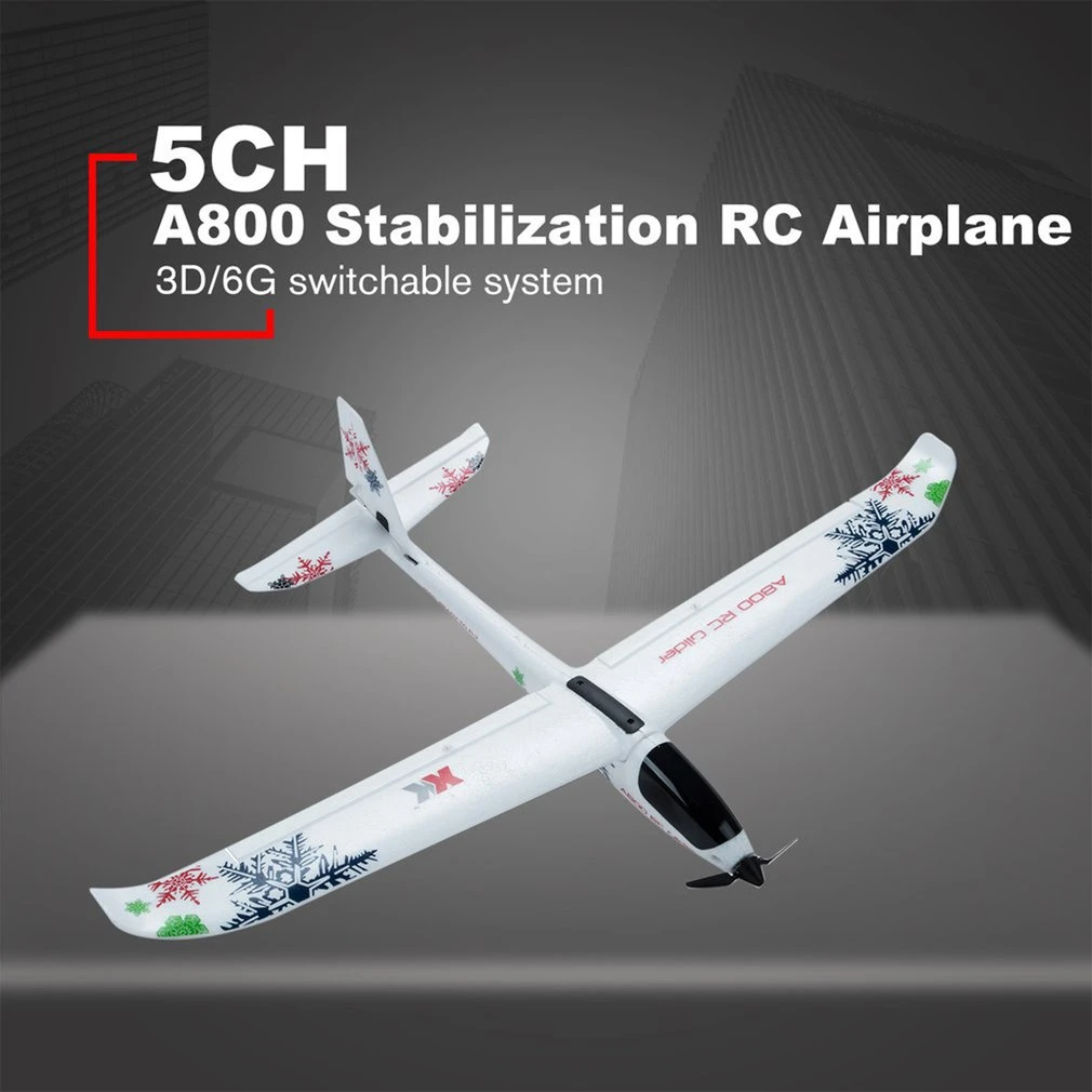 Toys & Hobbies WLtoys XK A800 Stabilization RC Airplane 5CH 780mm 3D6G