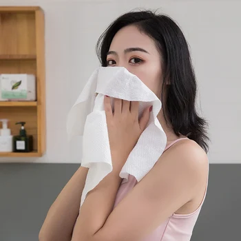 

Compressed Towel Dry Coin Disposable Face Cleaning Towel Portable for Travel DIN889