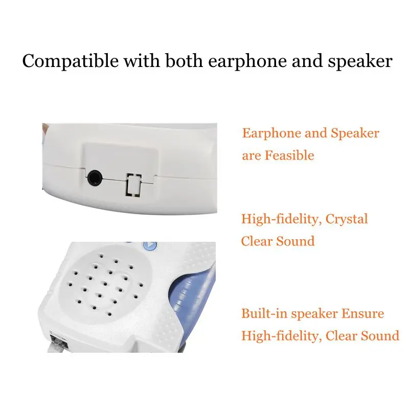 Vcomin Fetal Doppler hand-hold Pocket portable sound Baby heart pregnancy Ultrasound fetal doppler Detector machine