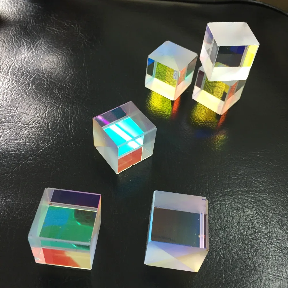 2x2x2cm Cube Defective X-cube Prism RGB Combiner Splitter Cross Dichroic Ch D9M8 