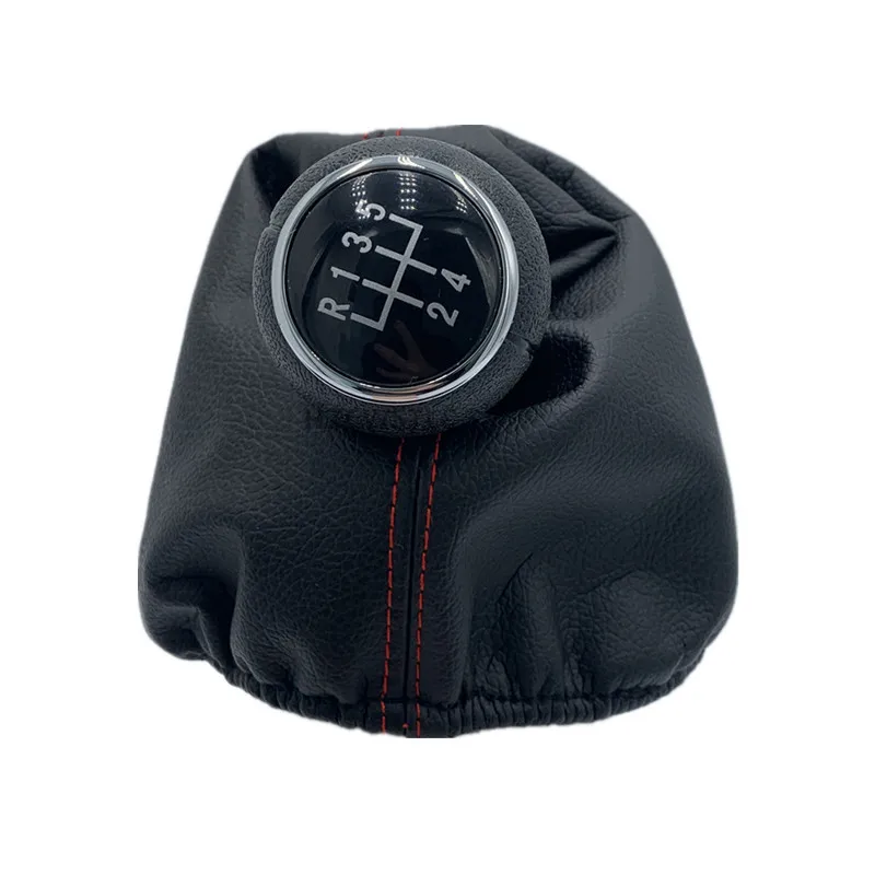 New 5 SPEED GEAR Shift KNOB WITH LEATHER BOOT For VW GOLF 3 MK3 VENTO 1992 1993 1997 1995 1996 1997 1998 T4 CW02011