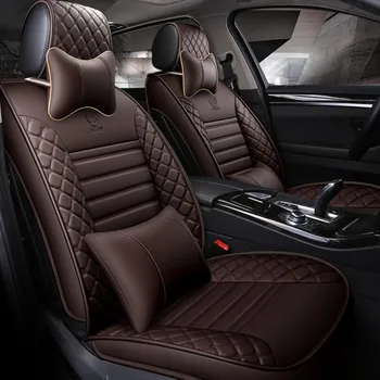 

High Quality PU Leather car seat cover For Toyota Yaris Prius C Nissan NV200 ( Front + Rear ) 5-seat Seat cushion