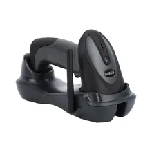 Varredor do código de barras de 433mhz 1d 2d com o leitor de código de barras do ccd do laser de longa distância cmos com relação do usb da memória