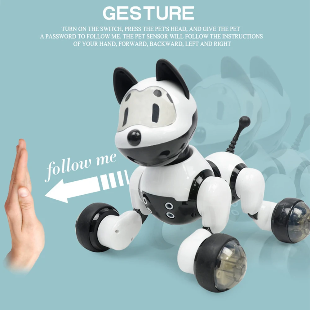 

Smart Robot Voice Control Dog Kids Toy Intelligent Talking Robot Dog Toy Children Electronic Pet Toys for Child Birthday Gifts