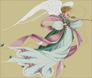 

NN YIXIAO Counted Cross Stitch Kit Cross stitch RS cotton with cross stitch Haejbgqs Christmas Gingerbread md