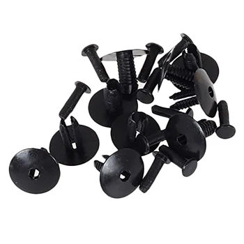 

50Pcs Fender Lined with Fasteners Rivet Snaps Decorative Panel Snaps Suitable for BMW Ford GM PEUGEOT