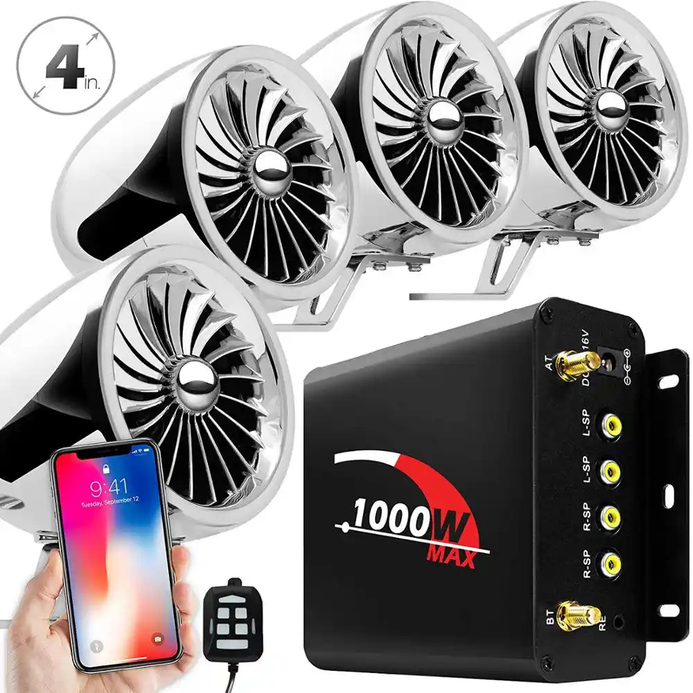 bluetooth motorcycle stereo