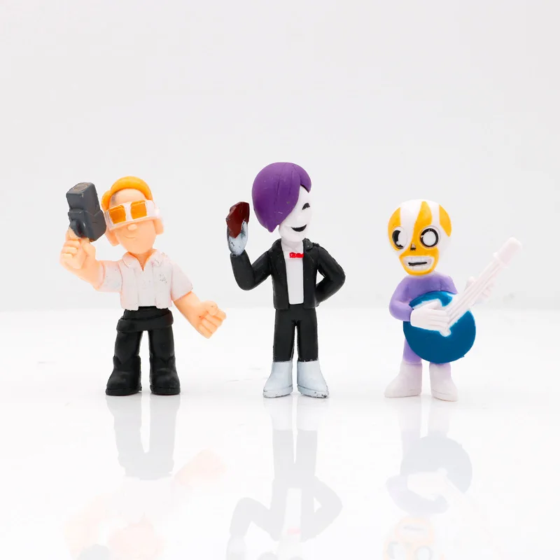 Новинка 18 шт./лот SW стиль Brawls фигурка игры аниме герой модель Спайк Шелли Кольт Леон кукла год Рождество игрушка подарок для детей