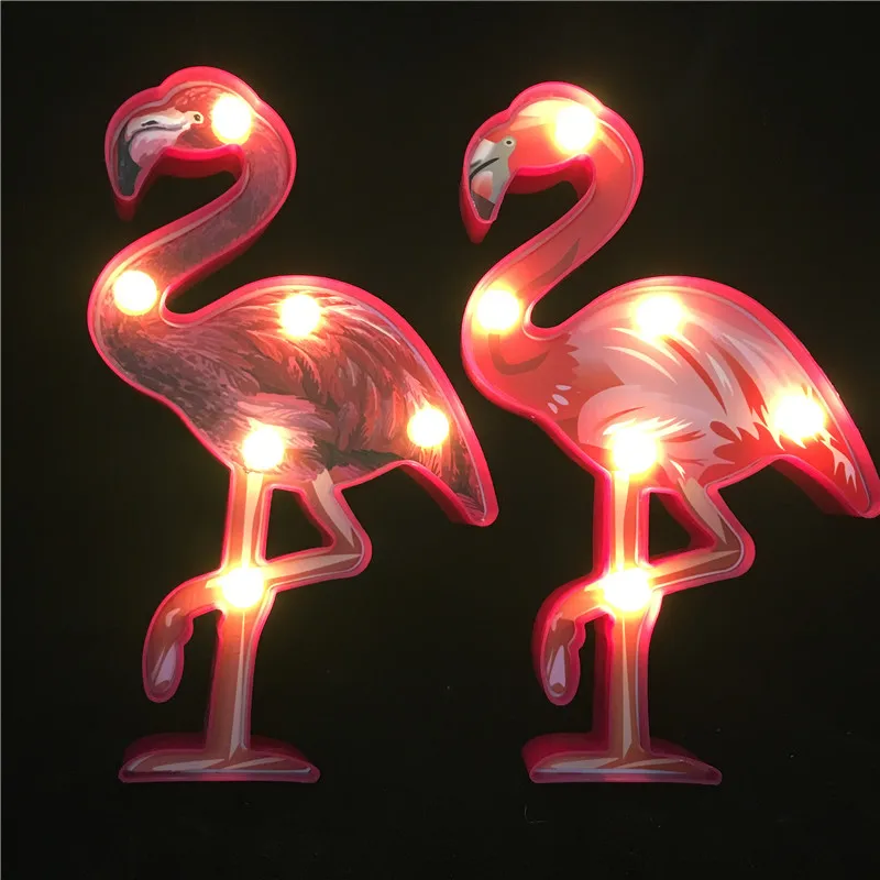 3D единорог; Фламинго милые животные светодиодный шатер светильники в форме букв декоративные лампы для внутреннего освещения для свадебной вечеринки тема DIY украшения
