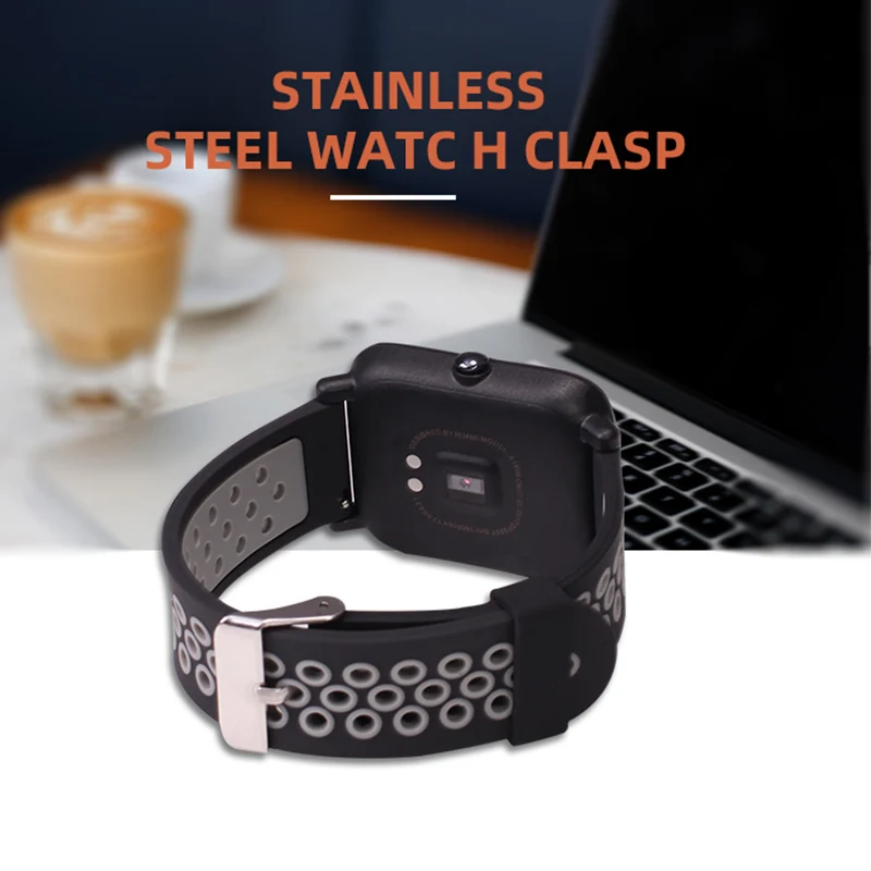 BOORUI 20 мм 22 мм ремешок Amazfit pace силиконовый ремешок для xiaomi amazfit bip mijia кварцевый Garmin Forerunner 645 Vivoactive 3
