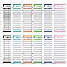 

12 Expense Tracker Budget Sheets I Money Organizer for Cash & Ledger Book Use with Cash Envelopes for Budgeting Cash Wallets