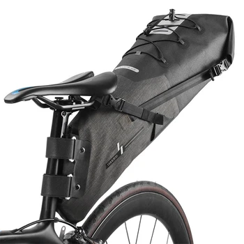 

2020 New Bike Bag Waterproof Reflective 10L Large Capacity Saddle Bag Cycling Foldable Tail Rear Bag MTB Road Trunk Bicycle Bag