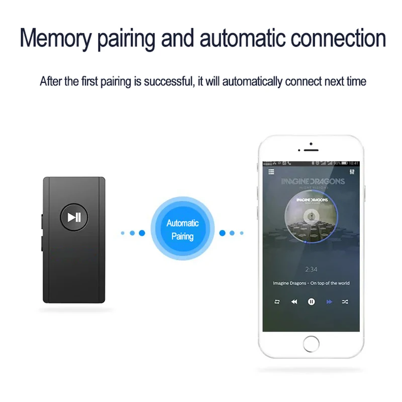 Bluetooth Receiver Transmitter Wireless 3 5mm AUX Jack Adapter Handsfree Car Kit for Car Speaker Headphone Music Player
