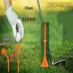 Golf Plastic Tees 83mm Cup Tee Unbreakable Long Durable 3 1/4 inch 60 Pack