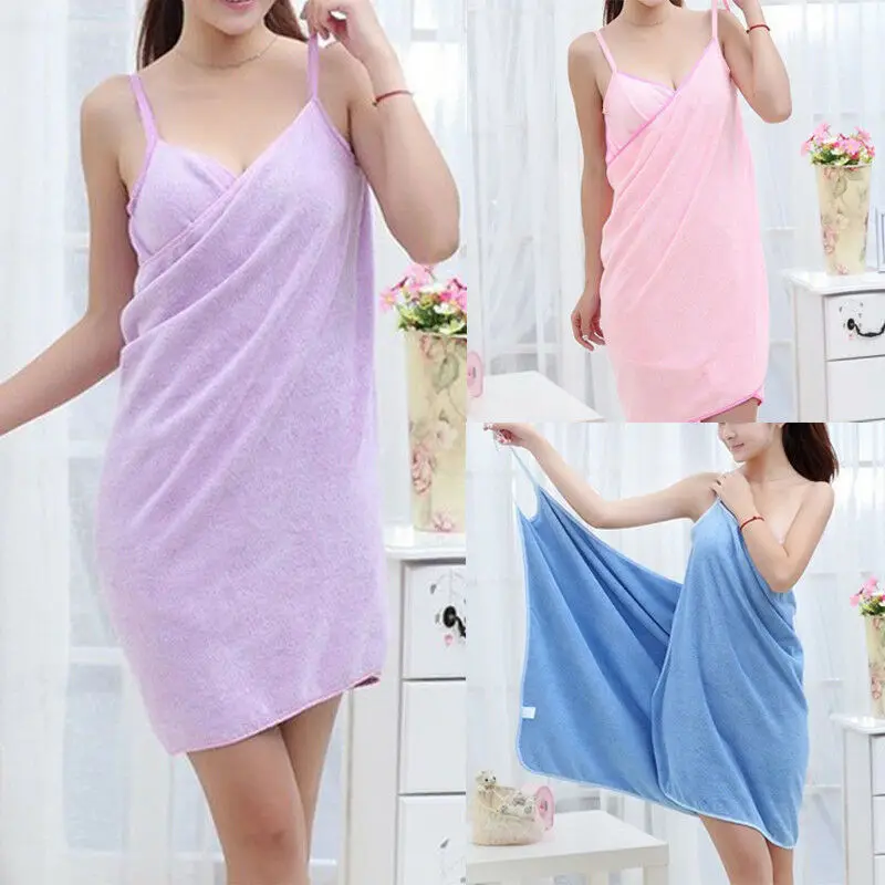 Домашний текстиль женские банные полотенца носимые дамы быстросохнущее пляжное, для спа волшебное полотенце халаты платье