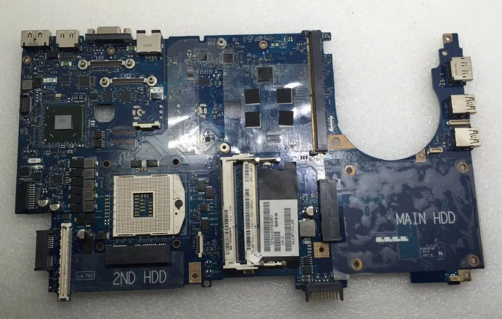 Для DELL Precision M6700 Core SLJ8A материнская плата для ноутбуков ПК QAR10 LA-7933P P7V6Y 0P7V6Y CN-0P7V6Y основная плата