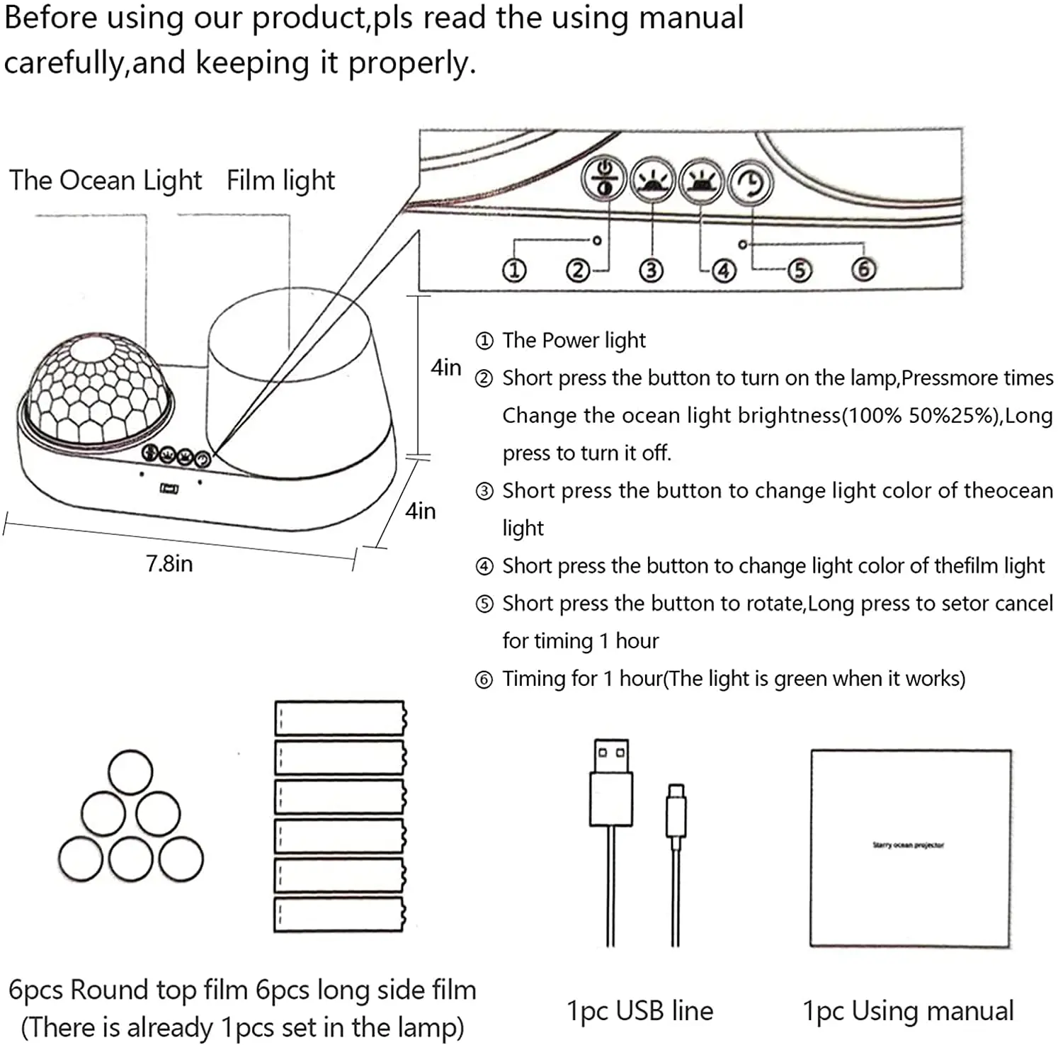 Galaxy Star Ocean Projector Night Lights by Music Speaker Starry Sky Projection Lamp for Home Room Decor Kids  Adults Baby Gift