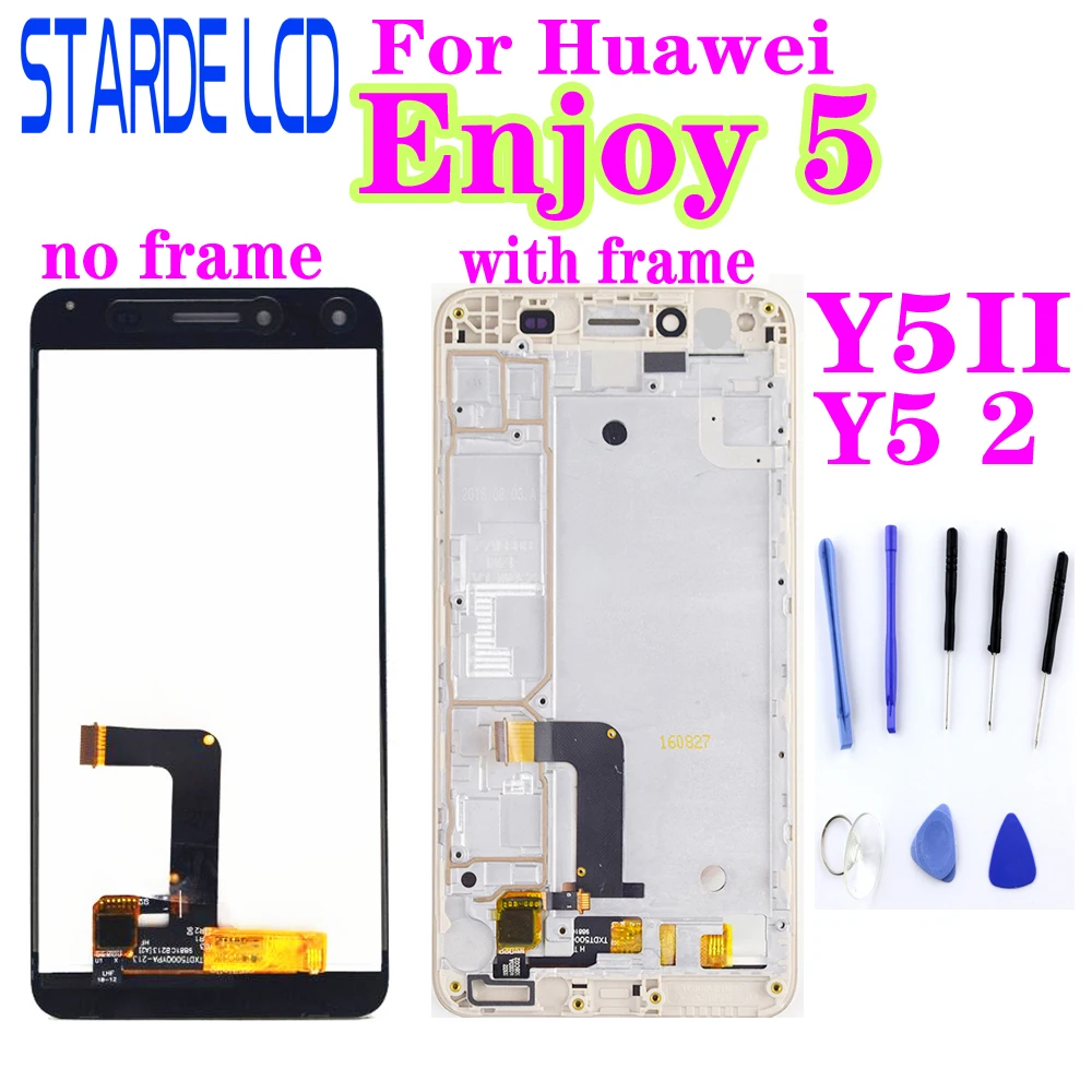 Жк-дисплей для Huawei Y5 II дигитайзер сенсорного экрана в сборе Y5II 2 1 5 | Мобильные