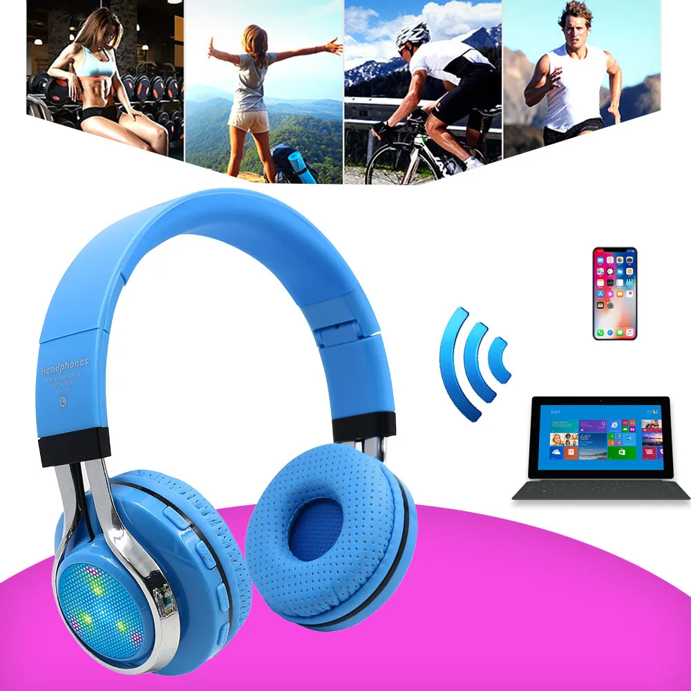 Mosunx Беспроводная гарнитура Bluetooth гарнитура HD стерео Беспроводная с микрофоном наушники с шумоподавлением наушники и радио