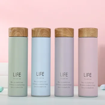 

350/500ml Stainless Steel Thermos Vacuum Flask Business Water Cup Portable Car Cup Outdoor Sports Gift Cup Customization Mug