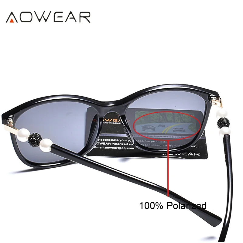 AOWEAR, винтажные Поляризованные солнцезащитные очки, женские, для вождения, прозрачные, солнцезащитные очки,, новые дизайнерские очки, оттенки, UV400, очки, Gafas De Sol