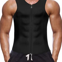 OLOMLB фитнес скорость впитывает сжигание жира на животе корсет неопрен пот костюм мужской жилет