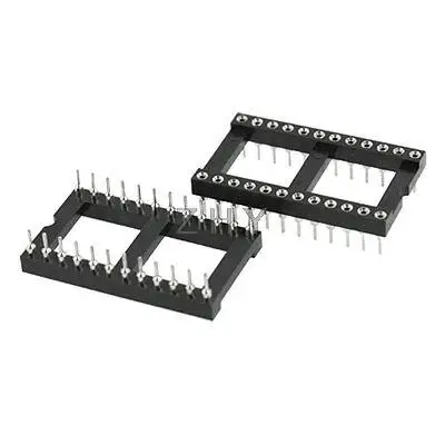 

20 x 24 Pin DIP IC Sockets Adapters Solder Type Socket
